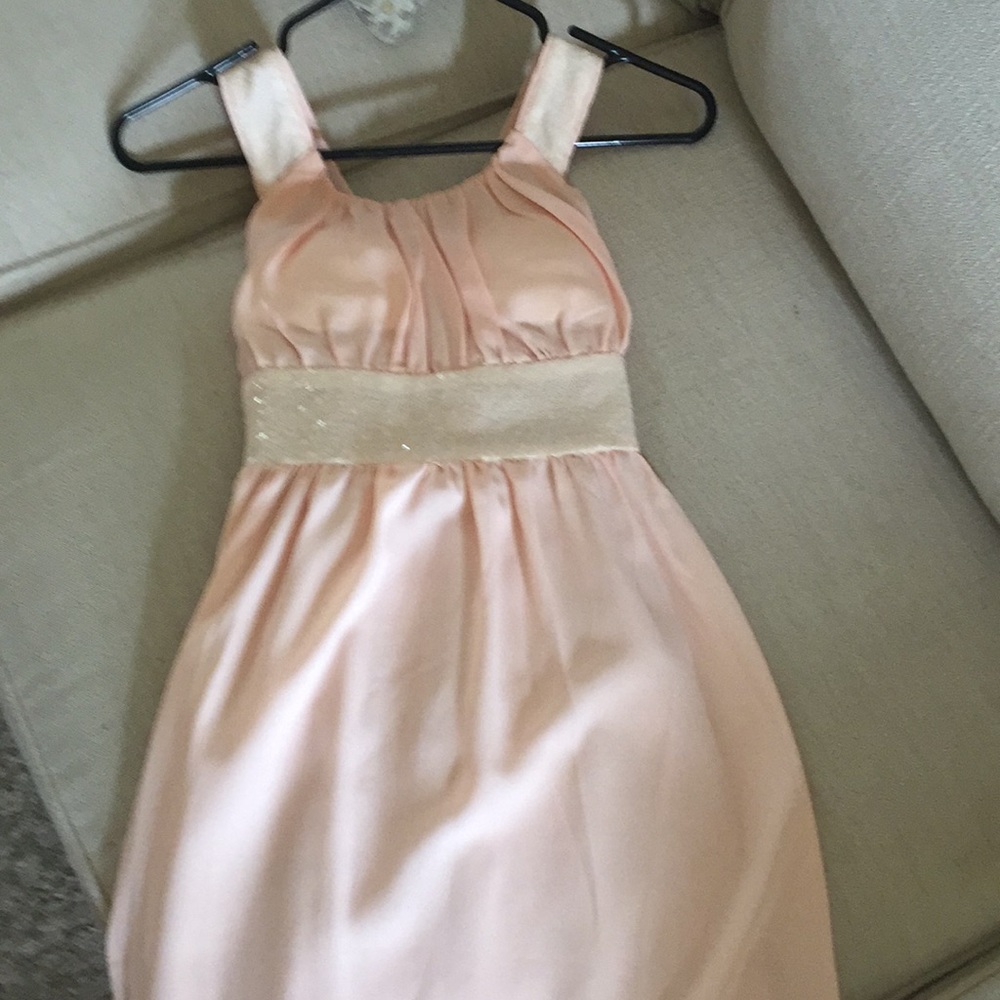 Girls formal Blush Pink sequin dress 12
